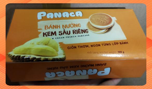 Bánh nướng kem sầu riêng hộp 105g