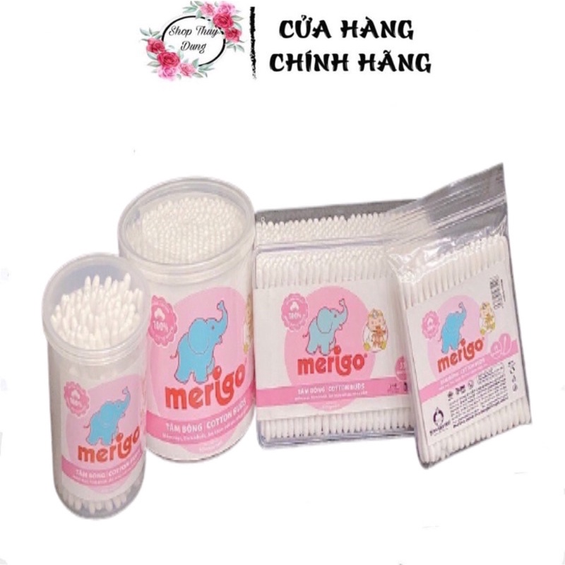 Tăm bông bạch tuyết cao cấp cho bé