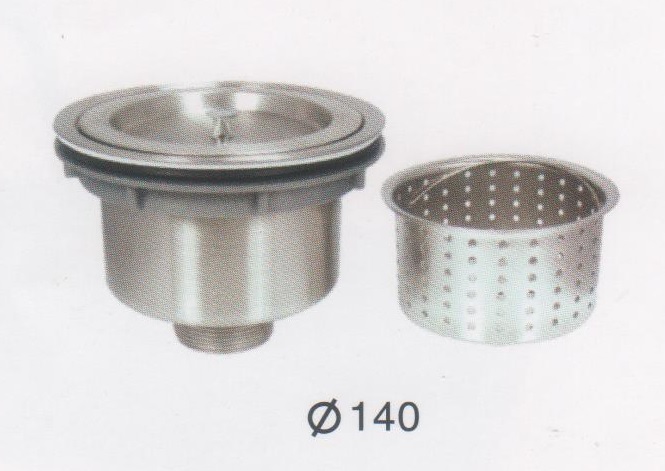 Đầu xả chậu rửa chén ø 140
