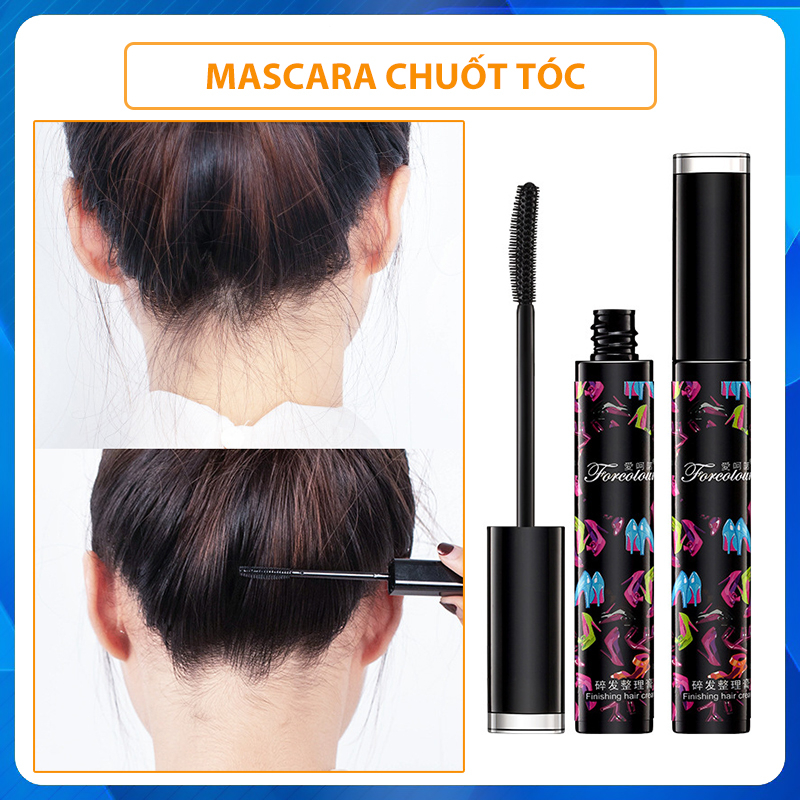Mascara chuốt tóc con, vuốt tóc mái vào nếp, que chuốt tóc con gọn gàng, gel chuốt tóc gọn gàng giữ nếp