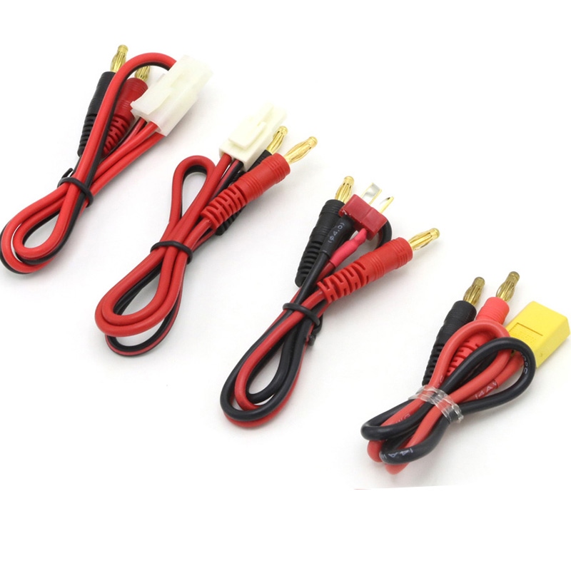 【cw】 RC Deans Connector Cable T plug to Banana Tamiya Plug for IMAX B6 B6AC B8 Chargers
