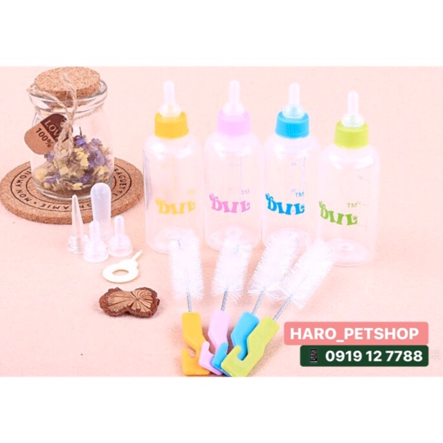 Bình sữa chó mèo con - bình bú chó mèo con đa dạng kích cỡ chất lượng đảm bảo và cam kết hàng như mô tả