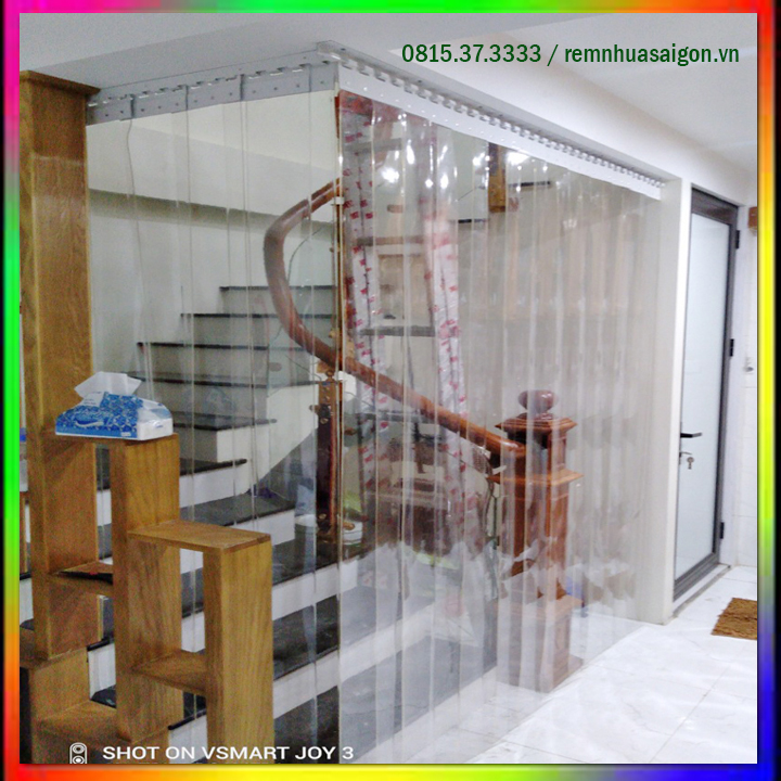  Màn PVC   Cao 2,2m x Dày 1.5mm   ngăn lạnh | Màn cao su dẻo | màn nhựa điều hòa. 