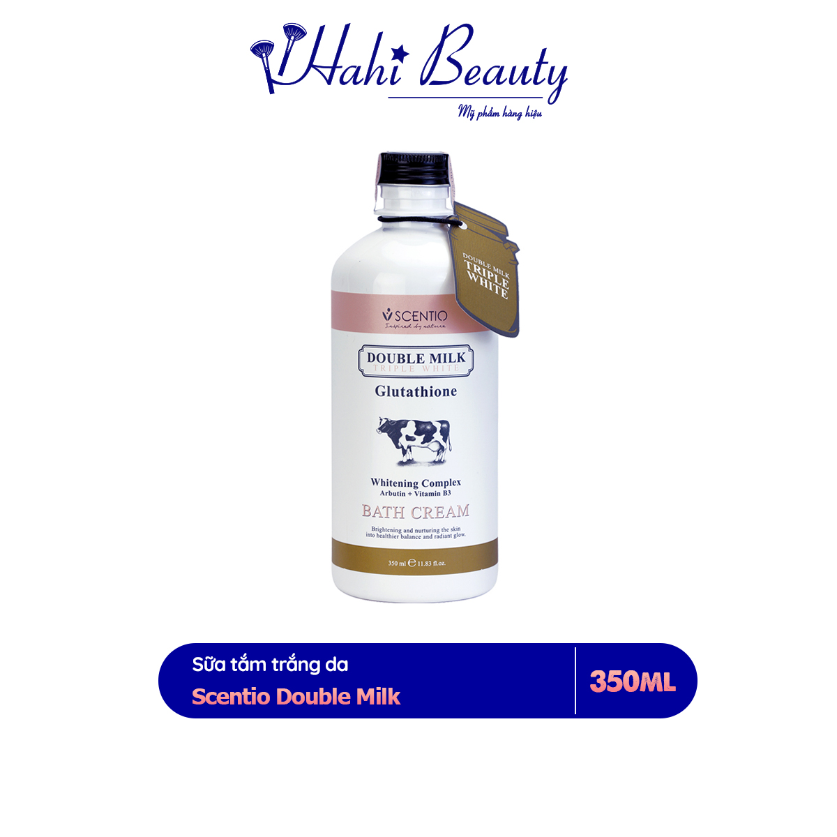 Sữa tắm trắng da Scentio Double Milk Triple White 350ml