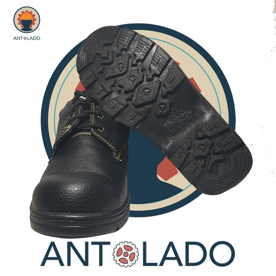 Giày bảo hộ lao động ABC Đế Đen Chỉ Vàng - Tiêu chuẩn Việt Nam