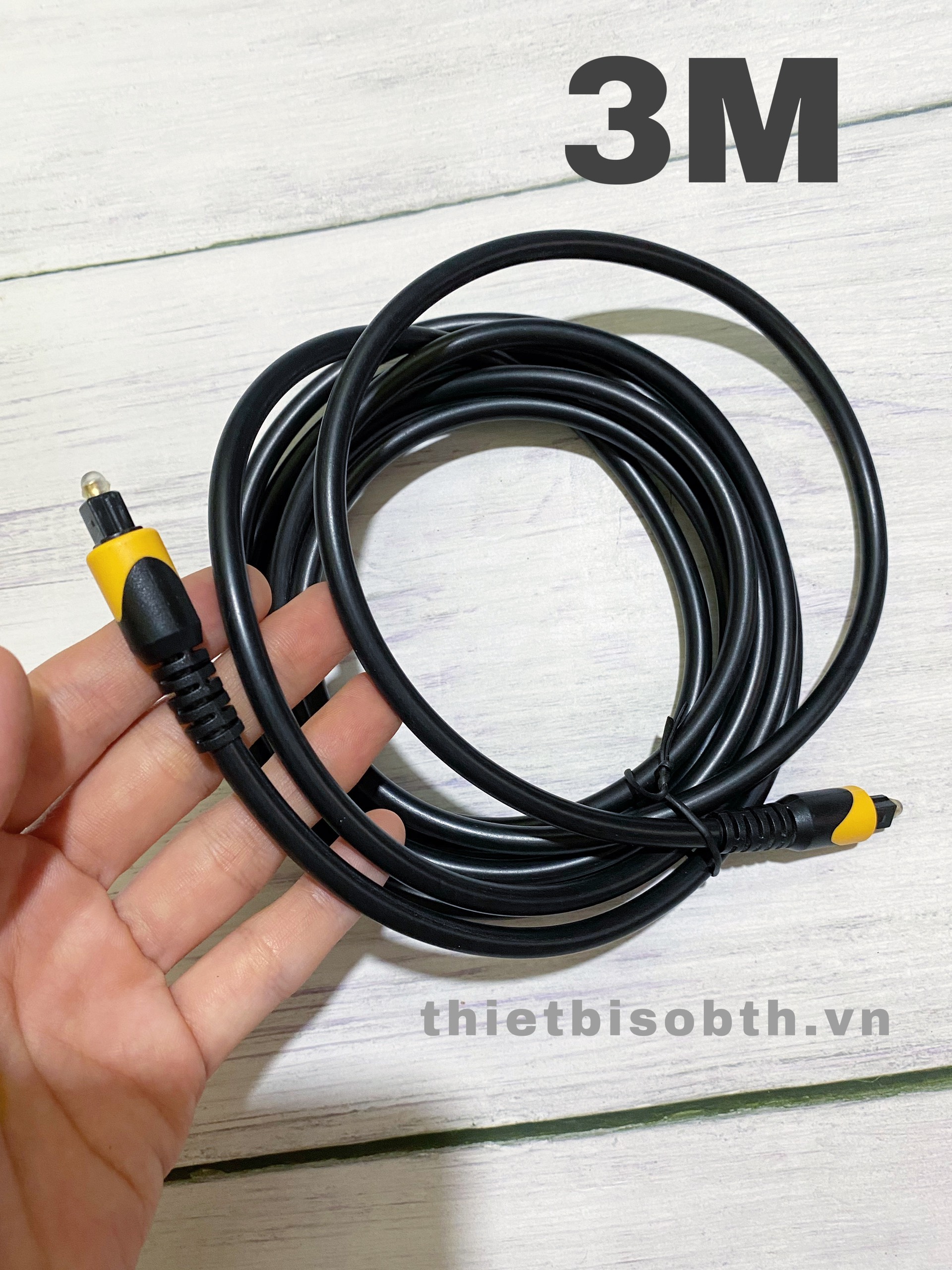 Dây Audio Quang sợi to 6.0 (Toslink, Optical) Dài 3M-Sản phẩm cao cấp