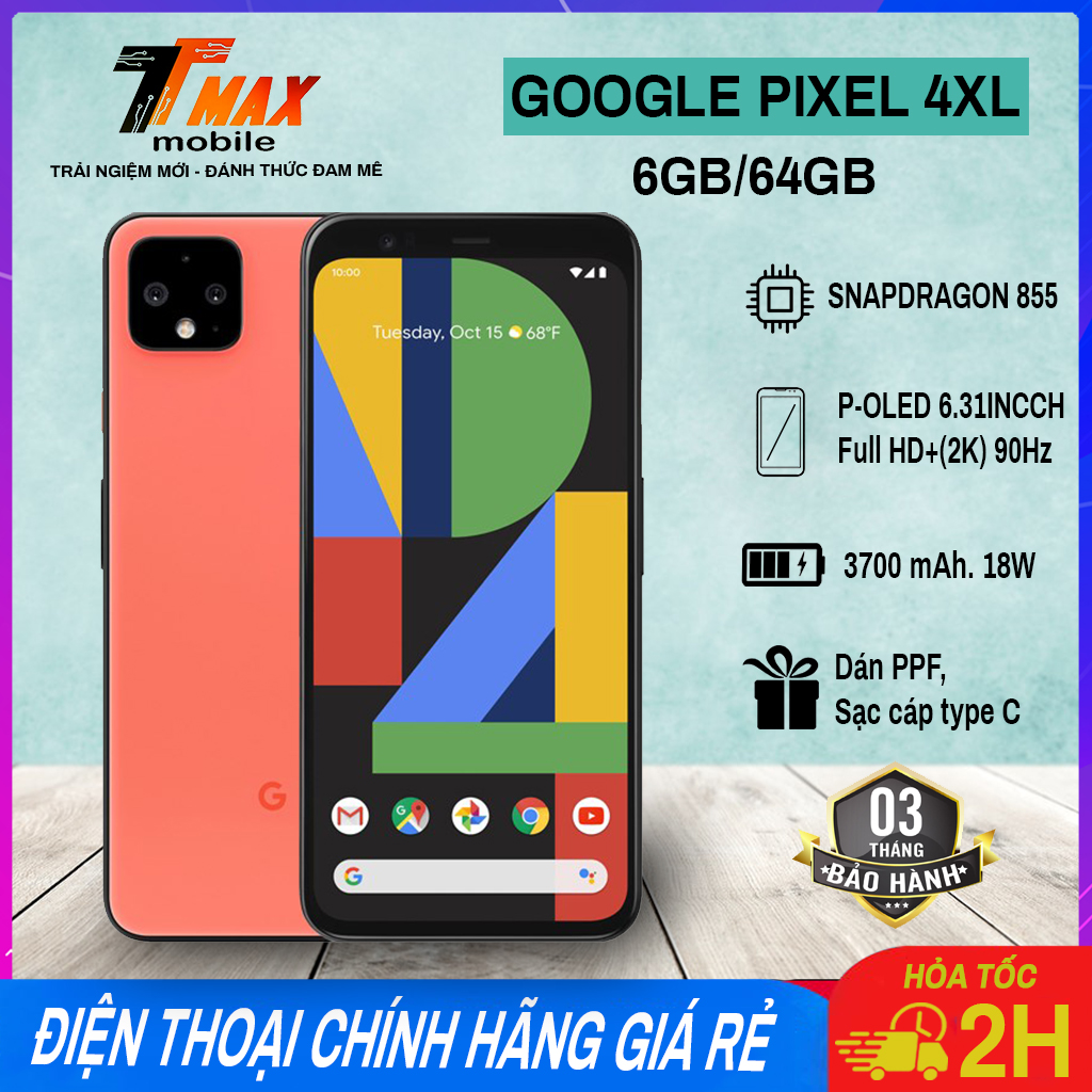 Google Pixel 4 XL International 2 SIM Snapdragon 855 6GB/64G Android phone dual standby camera
