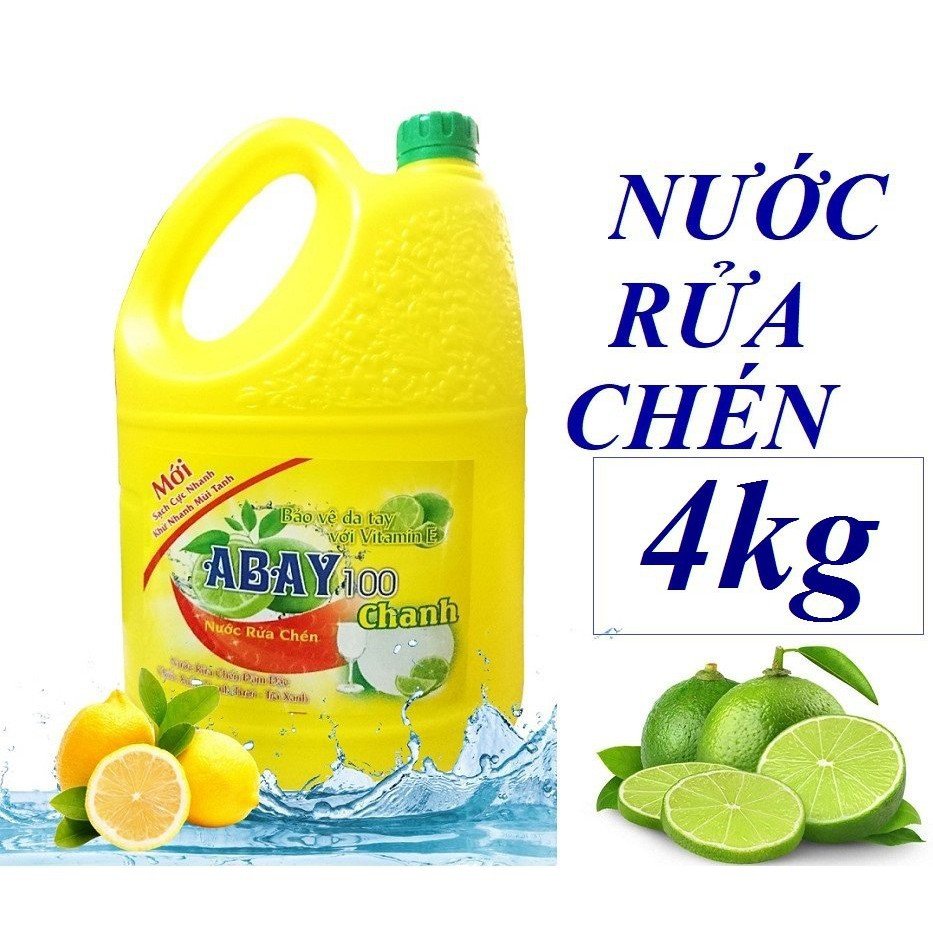 Dishwashing liquid incense lemon Abay Chann 4kg super saver