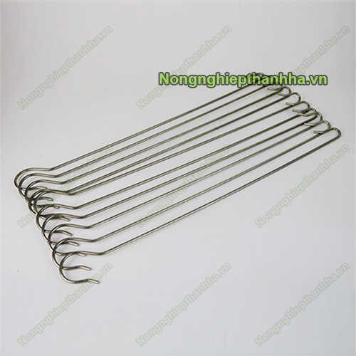 5 Móc inox 2 đầu nối dây treo giỏ lan 45cm - VTK13