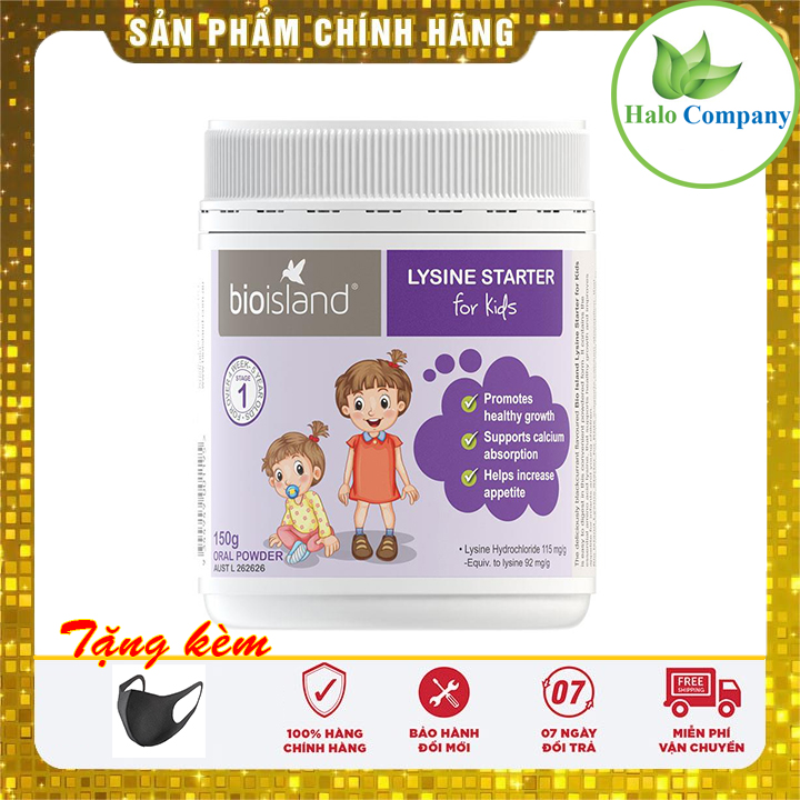 Bio Island Lysine Starter For Kids – Bột tăng chiều cao giúp phát triển thể trạng tối đa cho trẻ
