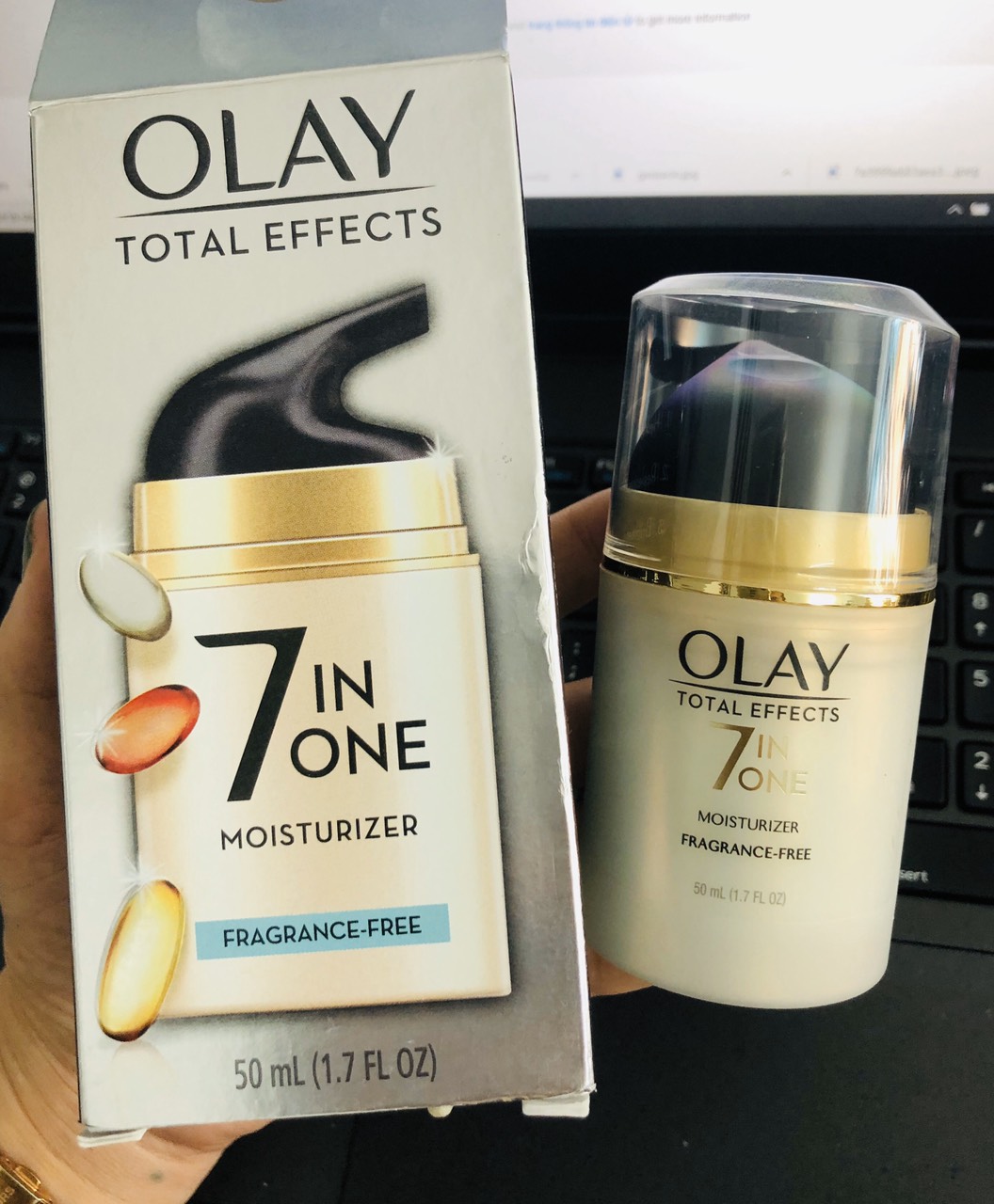 Kem dưỡng da chống lão hóa Olay Total Effects 7 in 1 Anti-Aging Moisturizer 50ml