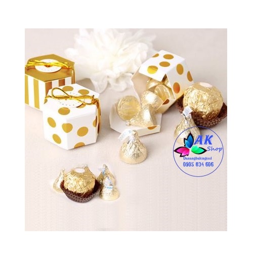 Set 10 hộp giấy lục giác