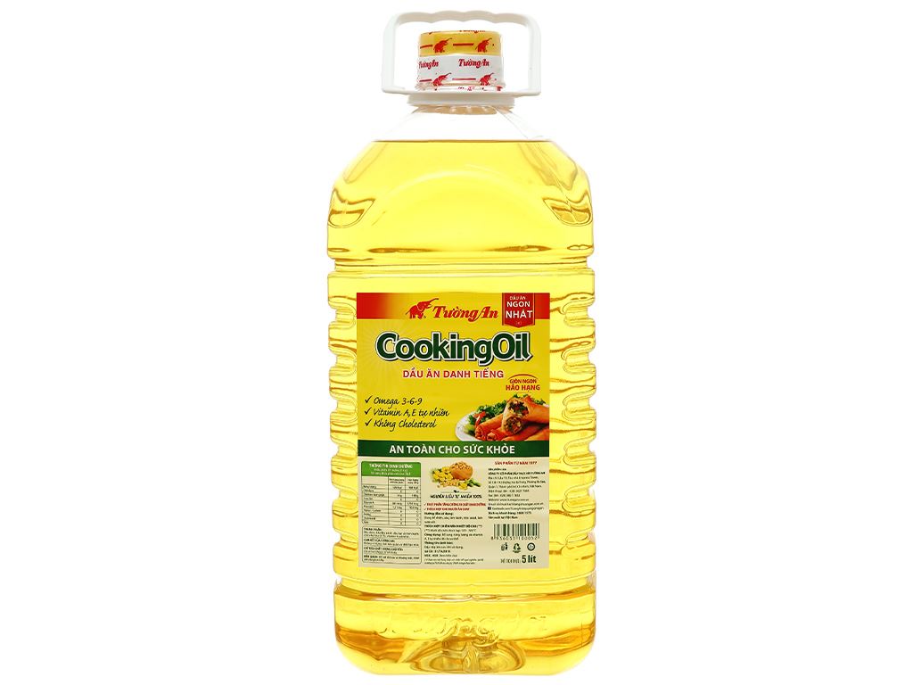 Dầu ăn tường an cooking oil chai 5 lít/ date mới 08-2025