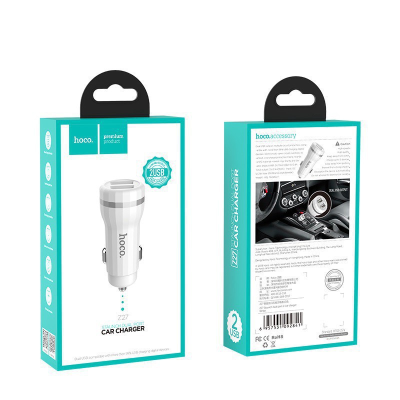 Tẩu sạc xe hơi hoco z27