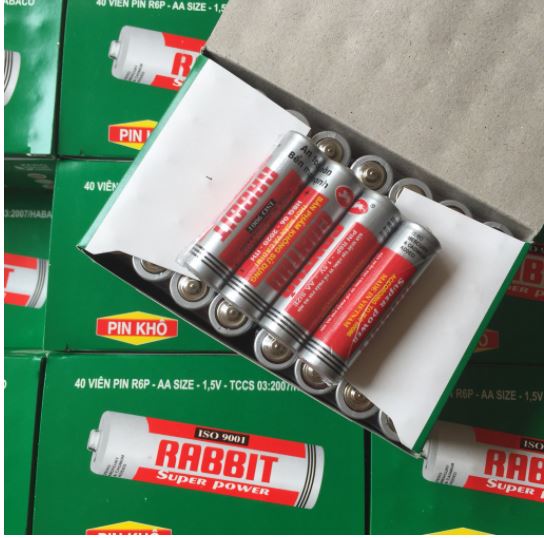 Vỉ 4 viên pin con thỏ 1.5V AAA - Pin lắp đồ chơi, đồ chiện từ, đồng hồ