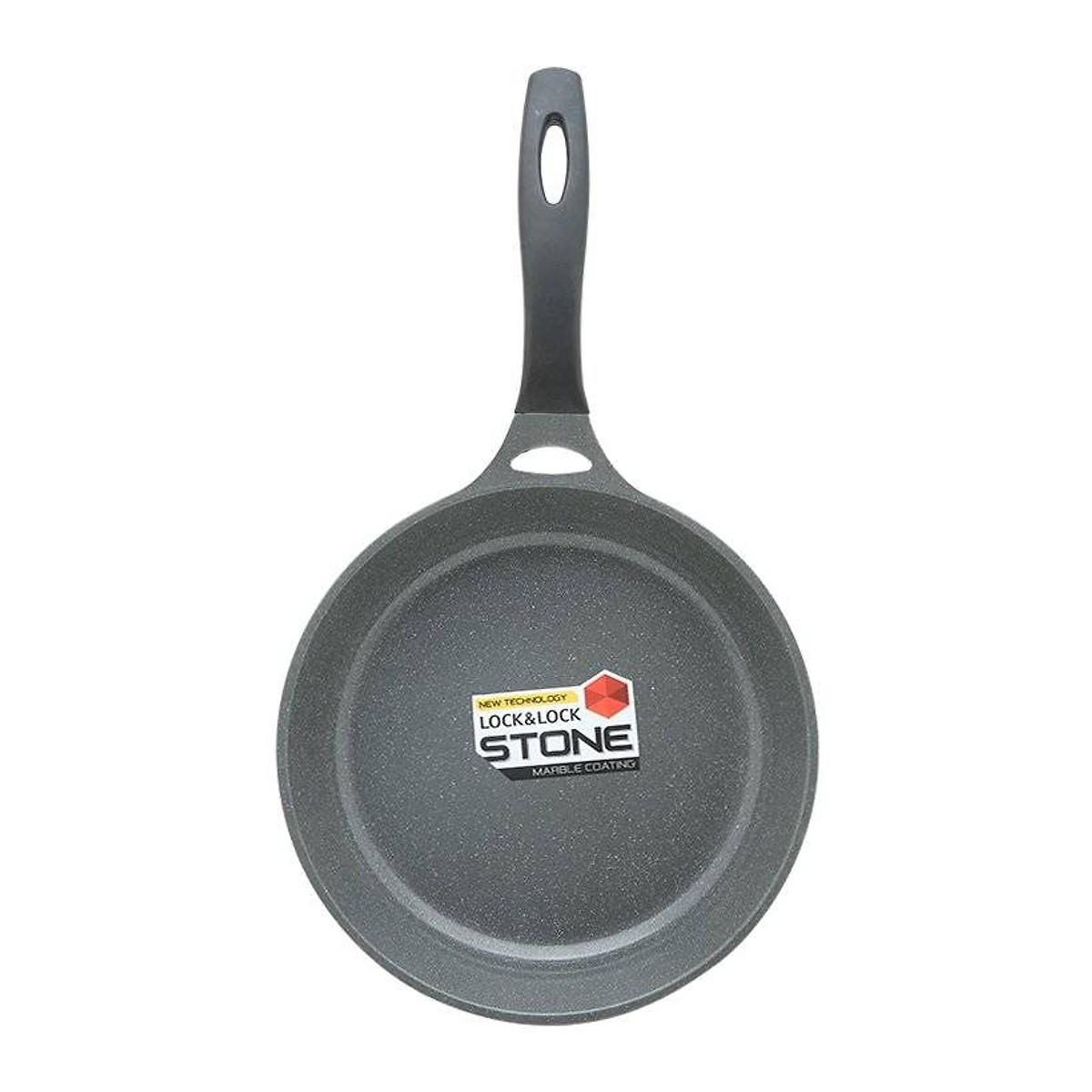 Chảo vân đá chống dính lock&lock stone 26cm lca6263d