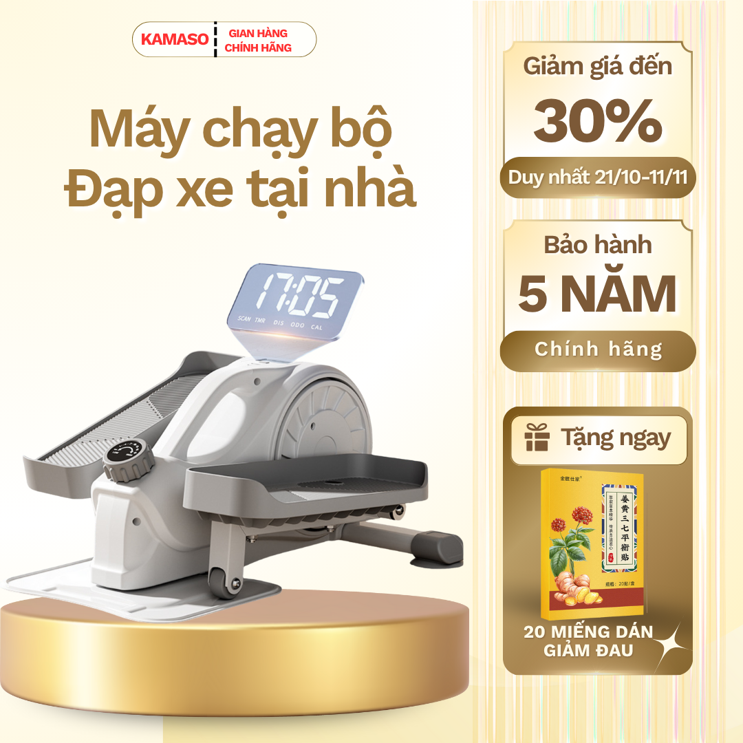  Máy chạy bộ 3 trong 1 kết hợp đạp xe đi bộ tại nhà đốt Kalo giảm mỡ thon gọn cơ thể Bảo hành 5 năm 