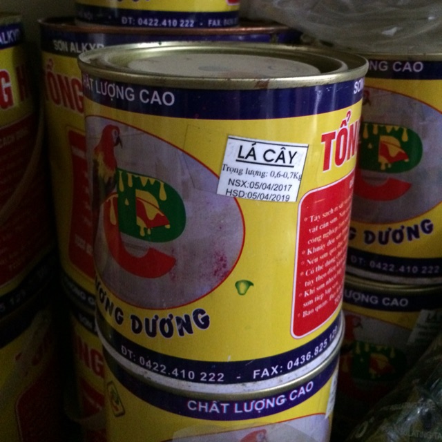 Sơn tổng hợp, sơn chống rỉ, sơn chương dương 0.8kg