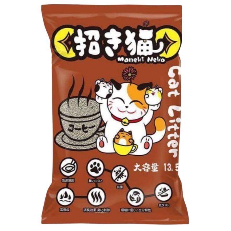 Cát vệ sinh mèo Maneki Neko 5L- Cát mèo Nekko - cát vệ sinh cho mèo thần tài Neko 4kg