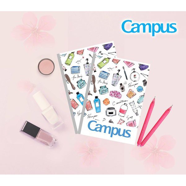 Vở kẻ ngang campus classy, mix có chấm 200 tr khổ a4, sổ campus, tập a4 kẻ ngang - loki kids