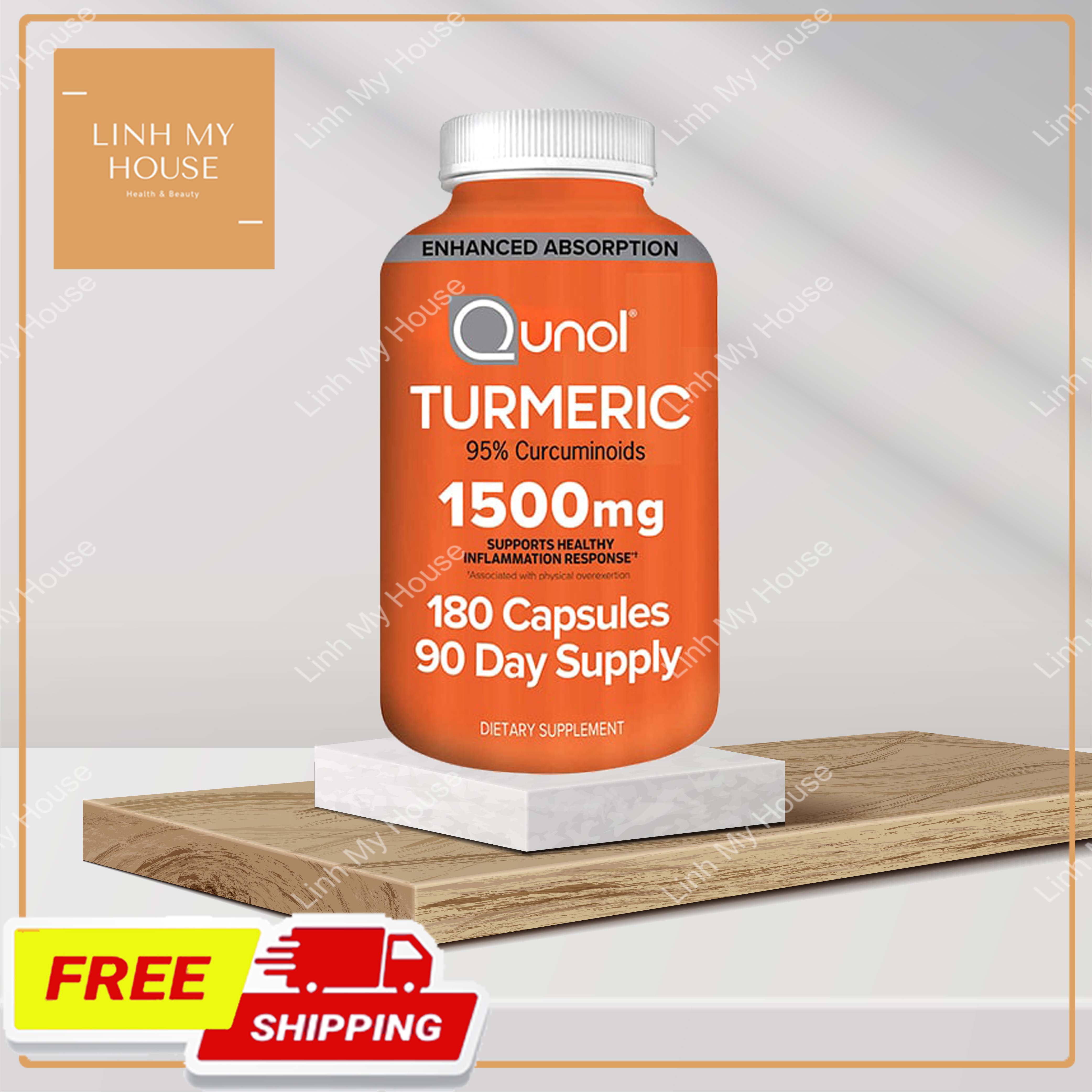 Viên tinh chất nghệ Qunol Turmeric 1500mg 180 viên
