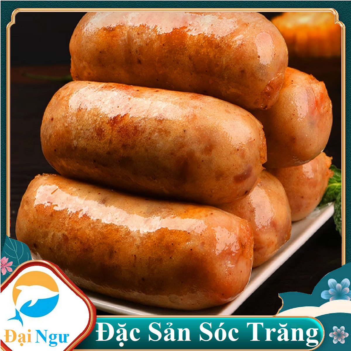 Combo 10 kg lạp xưởng tươi sóc trăng loại 1 bao ngon-- đại ngư