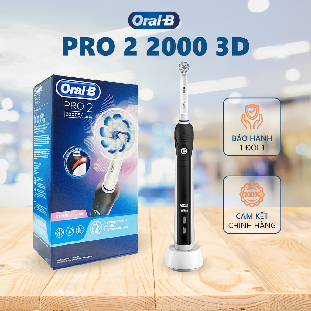 Bàn chải điện oral-b pro 2 2000 / 2000s