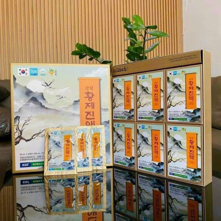 Nước hồng sâm núi hoàng đế đông trùng kgf