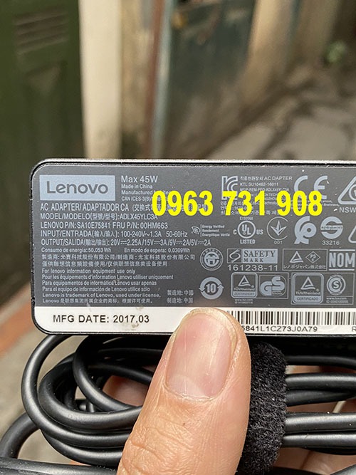 Sạc Laptop Lenovo ThinkPad T14 T14s chính hãng lenovo