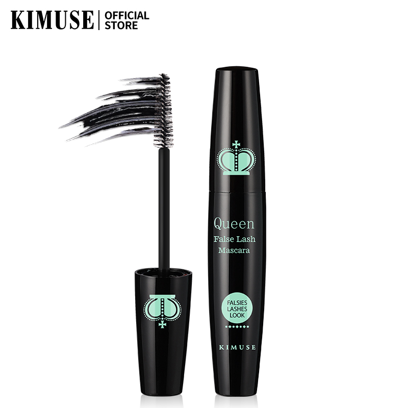 KIMUSE Queen False Lash Black Mascara Thicken Lashes From Root To Tip Waterproof & Long Lasting Mascara Eye Makeup