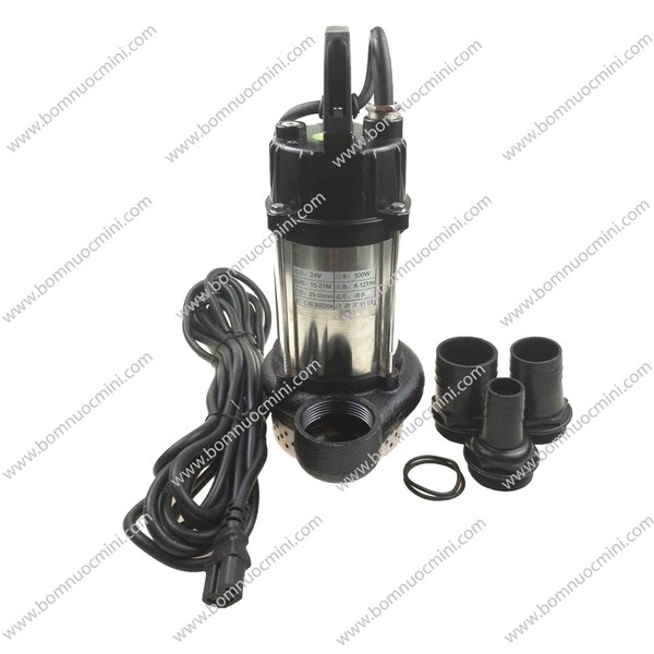 Bơm chìm brushless 24v 500w 12m3/h đẩy cao 21m