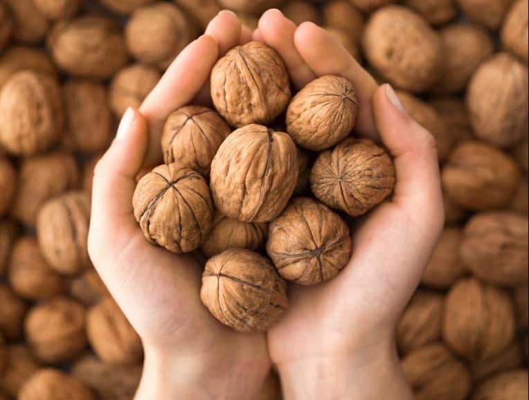 Tặng kìm - 2kg óc chó sấy khô ăn liền quả to nhân to