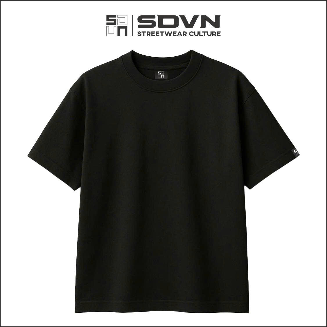 Áo Thun Trơn Unisex Nam Nữ Form Boxy - Brand Chính Hãng SDVN