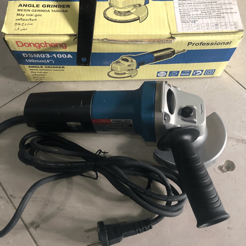Máy mài góc dongcheng dsm03 100a - máy mài góc dongcheng vinachi chính xác ngọt cạnh công suất lớn