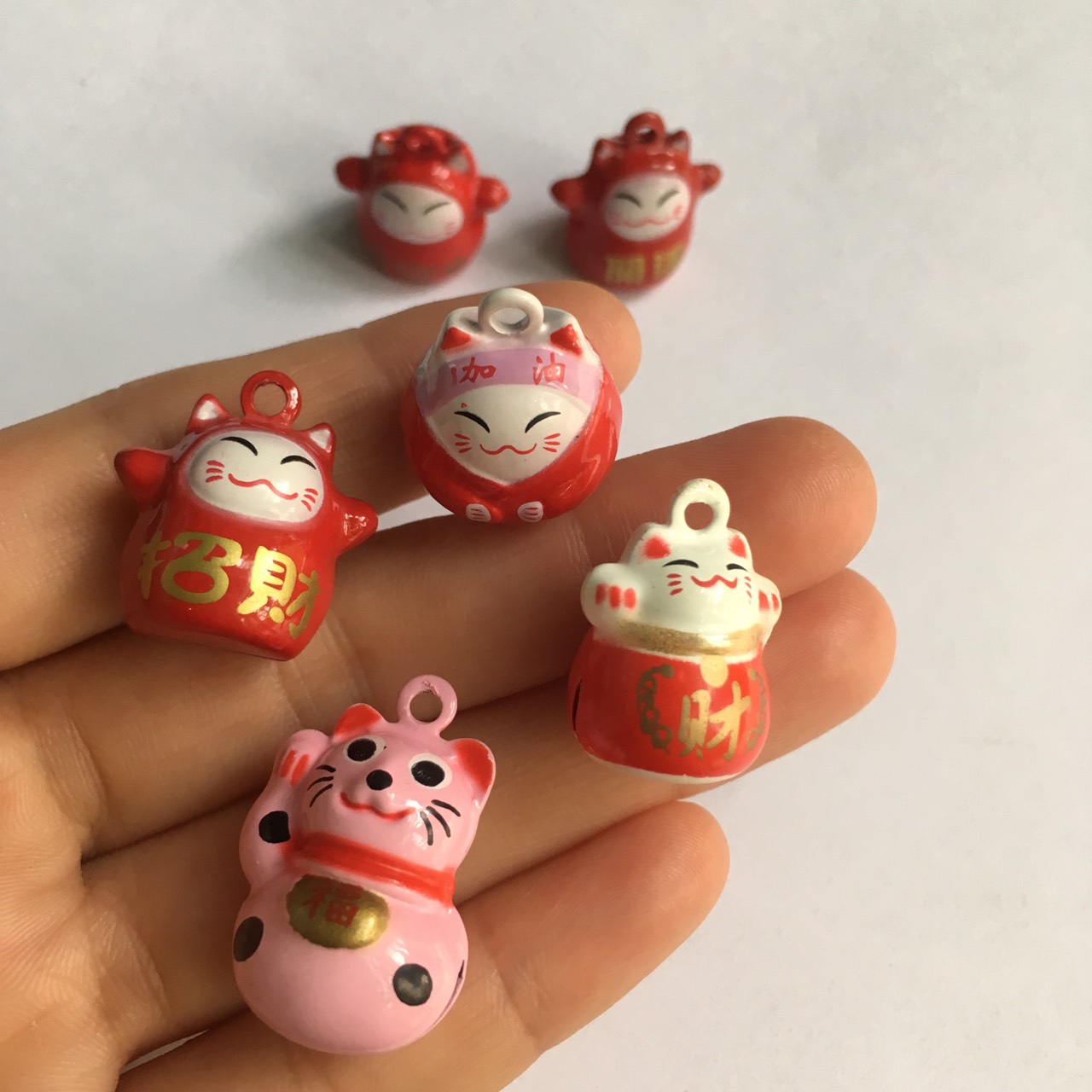 Combo 2-3 chuông mèo may mắn Manekineko