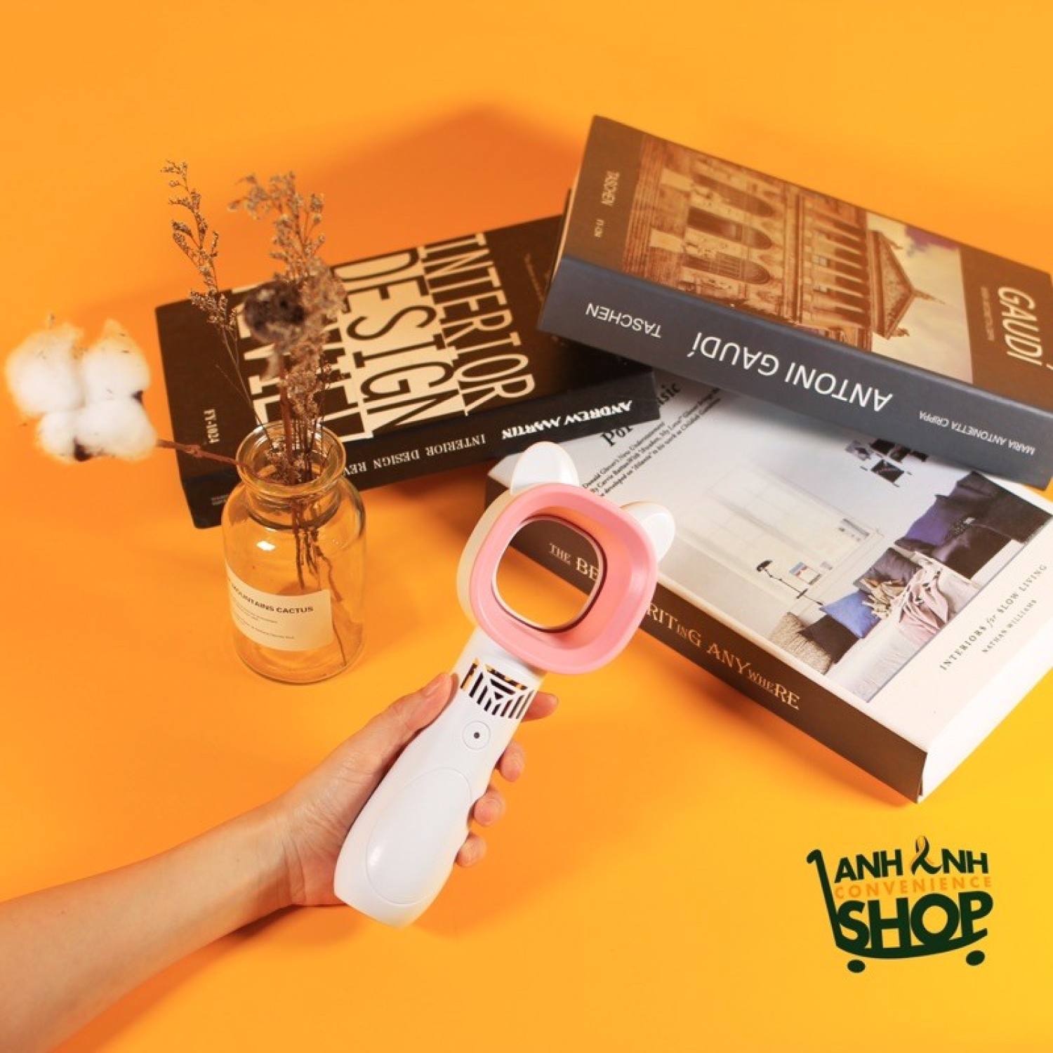 Quạt mini không cánh cầm tay sạc usb