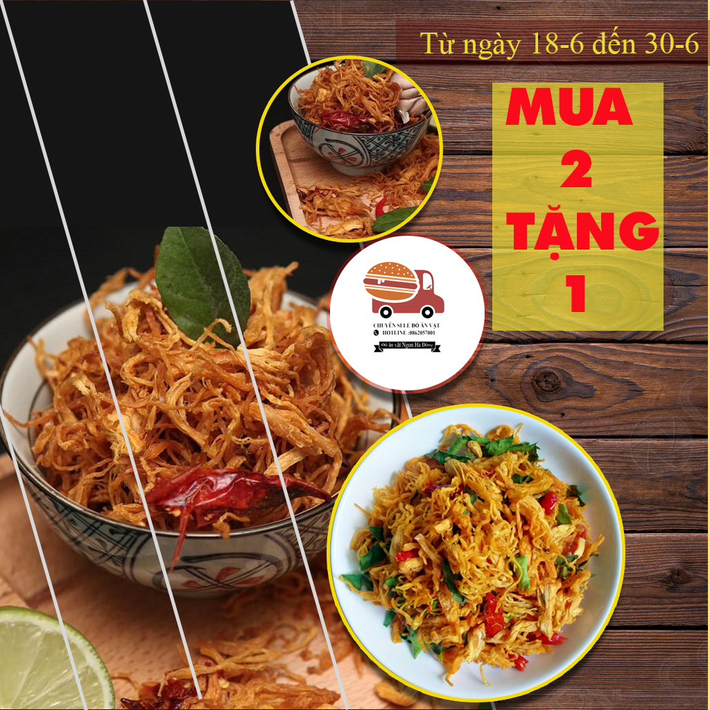 500gr khô gà lá chanh loại có giấy chứng nhận VSATTP