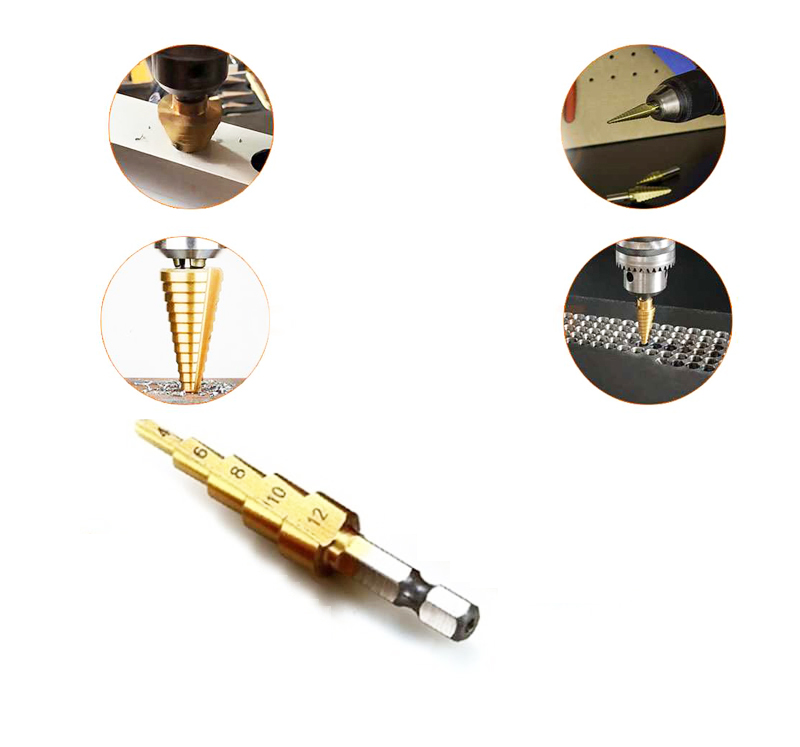 Mũi khoan tháp tầng đuôi lục giác LS 4-12mm