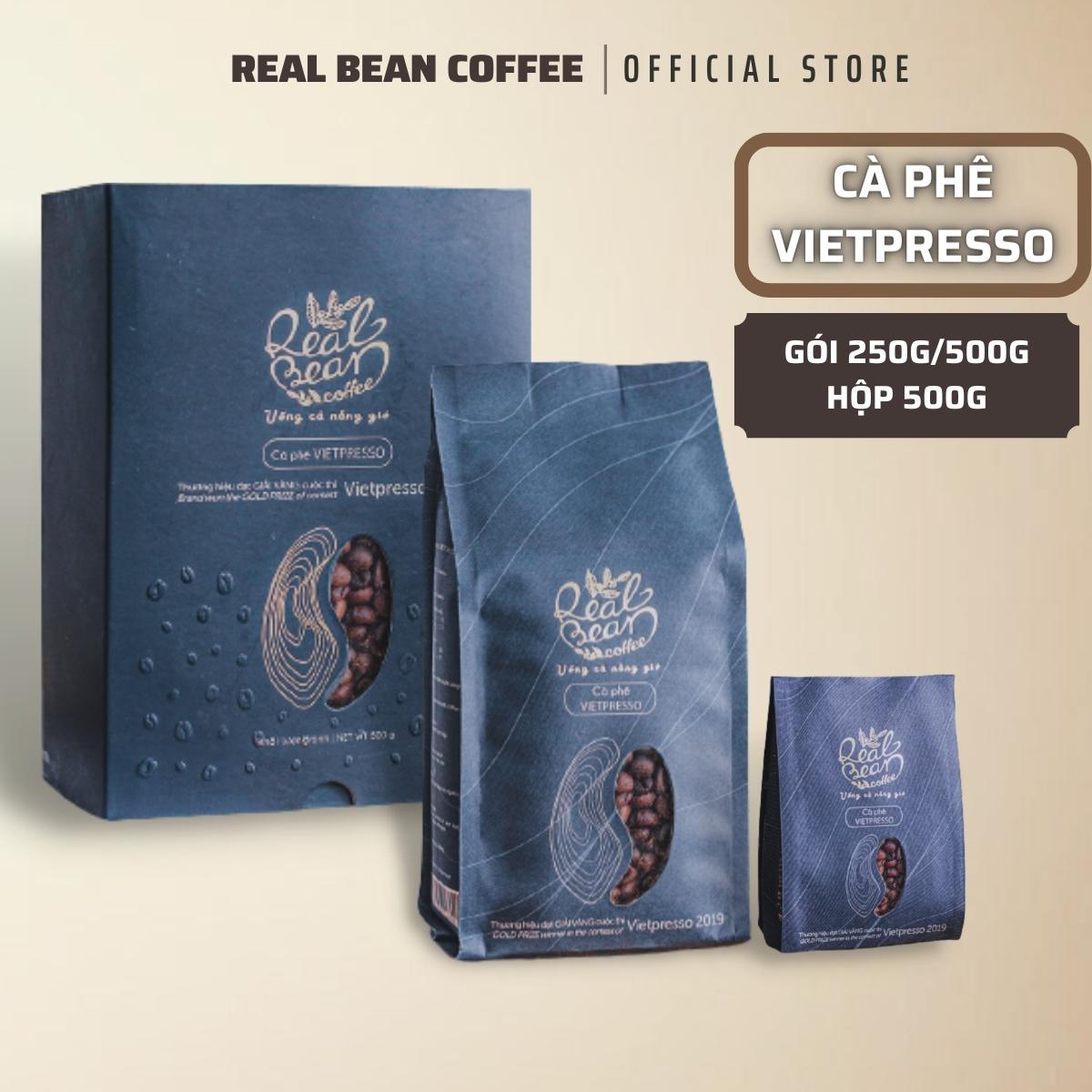 Cà Phê Vietpresso - REAL BEAN COFFEE - Cà Phê Đặc Sản Dành Cho Pha Phin Và Pha Máy