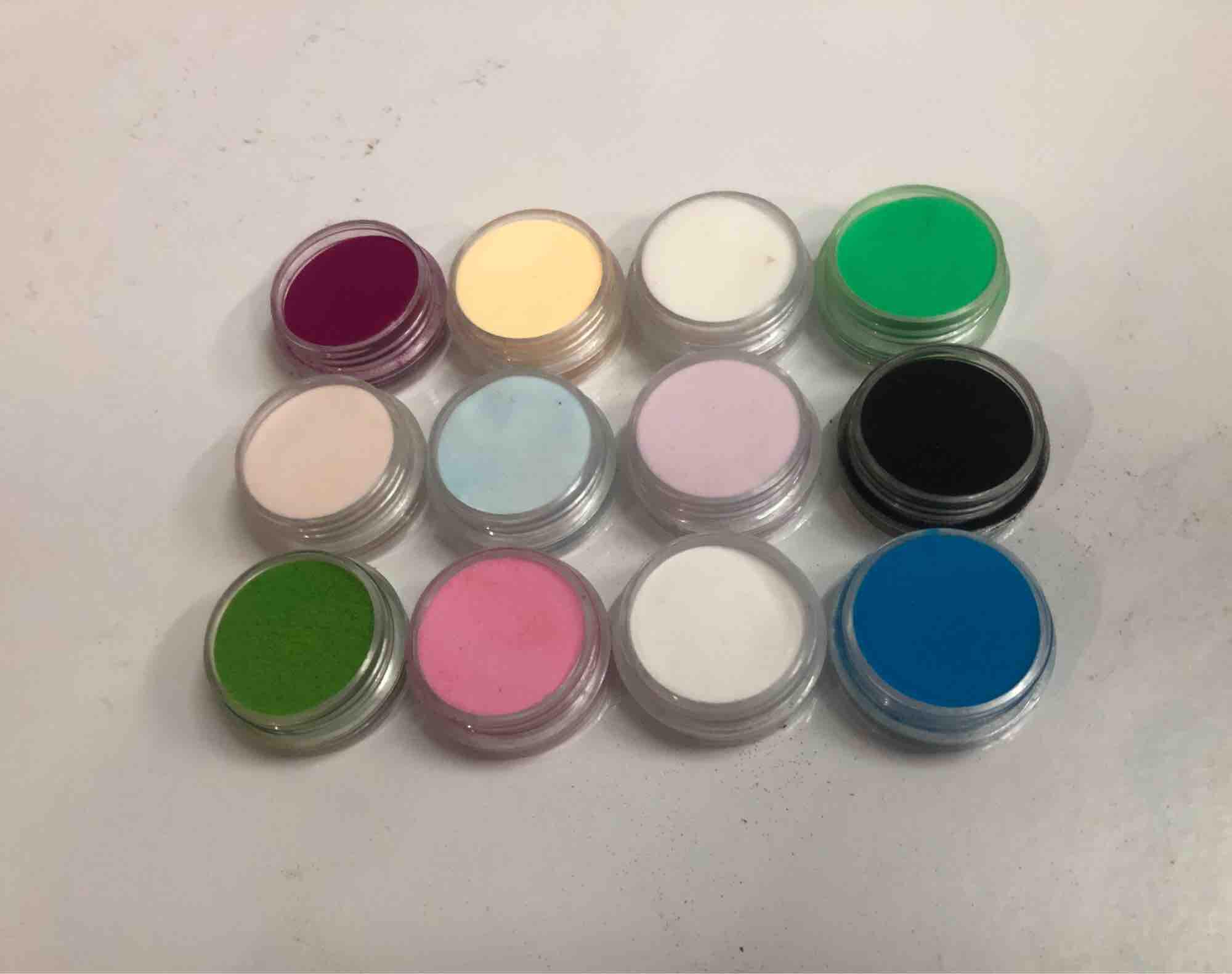 Set 12 màu bột đắp móng,làm hoa