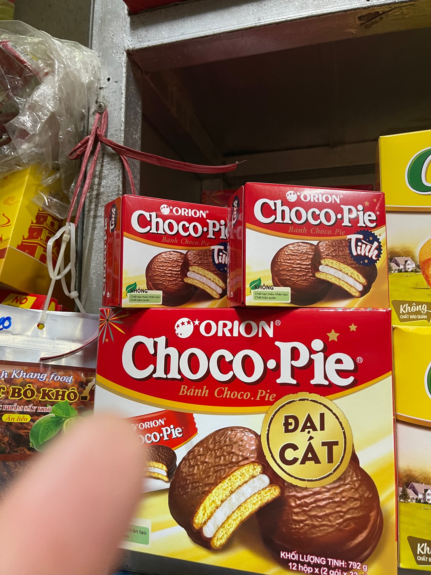 Bánh choco-pie lễ khay 12hộp nhỏ x 2gói x33g x792g