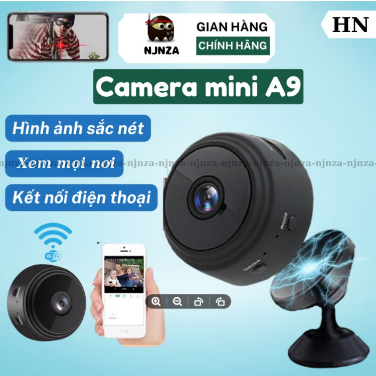 Camera mini quay lén, camera wifi không dây siêu nhỏ kết nối điện thoại xem từ xa Full HD 1080p, pin trâu 4 giờ sử dụng liên tục, thiết kế nhỏ gọn, góc quay siêu rộng 150 độ, cảm báo chyển động, đàm thoại 2 chiều
