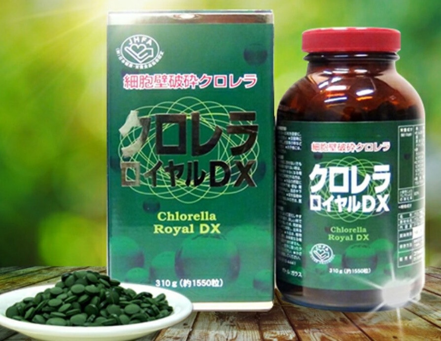 Viên uống tảo lục Chlorella Royal DX hộp 1550 viên