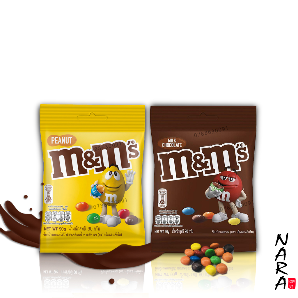 Kẹo socola/chocolate m&m's gói 90g