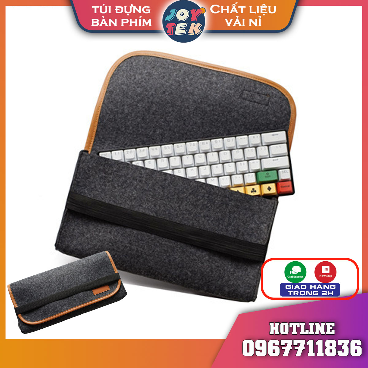 Túi đựng bàn phím cơ Mini các size 60 87 104 phím - Bảo vệ bàn phím chống sốc va đập chống bụi bẩn