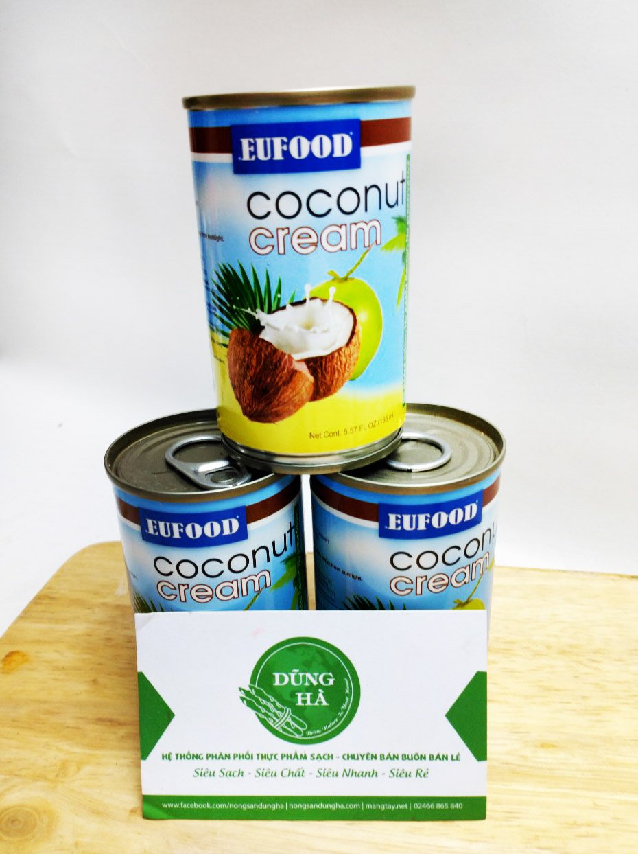 Nước cốt dừa Coconut Cream đóng hộp tiện lợi