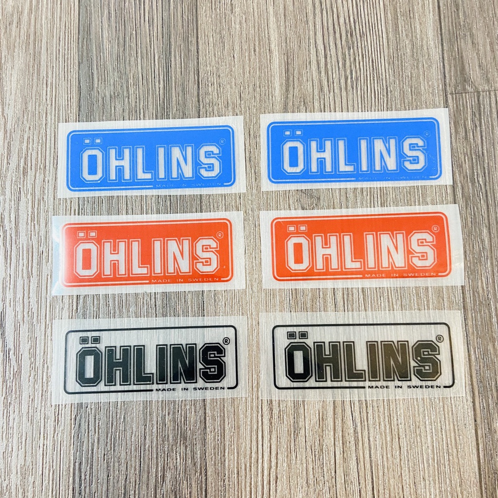 Tem OHLINS cao cấp dán phuộc, bình dầu phuộc