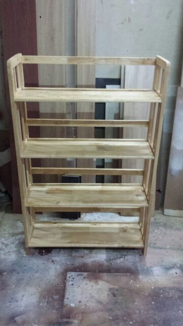 Kệ sách gỗ 80cm - 4 tầng