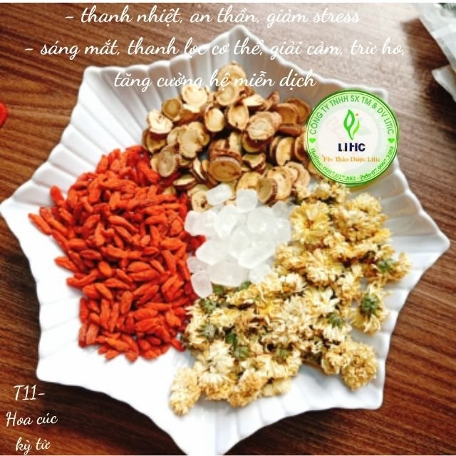 Trà hoa quả sấy, trà thảo mộc hoa khô thảo dược, hoa hồng đen, bách đậu hoa, dưỡng sinh, hoa cúc kỳ tử, mỹ nhân tâm trà ATcare88