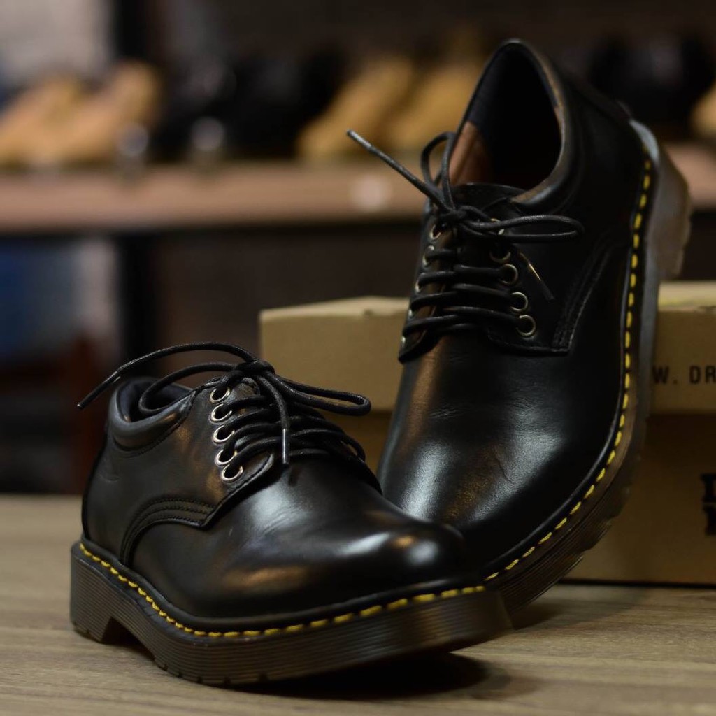 Giày dr martens da bò bảo hành 12 tháng đế cao su kếp cao cấp